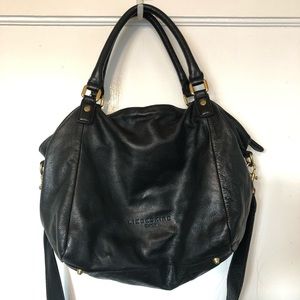 Liebeskind Amanda Slouchy Black Leather Bag